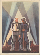 Ansichtskarten: Propaganda: 1939/1945, 33 Propagandakarten Mit Darstellungen Der Soldaten Der Wehrma - Partiti Politici & Elezioni