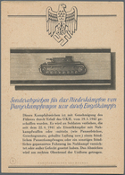 Ansichtskarten: Propaganda: 1940/1942, "Kampfabzeichen Des Heeres" 10 Großformatige Kolorierte Propa - Partiti Politici & Elezioni