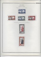 Monaco - Collection Vendue Page Par Page - Timbres Neufs * Avec Charnière - TB - Collections, Lots & Series