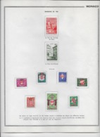 Monaco - Collection Vendue Page Par Page - Timbres Neufs * Avec Charnière - TB - Colecciones & Series