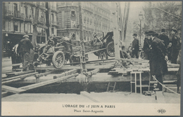 Ansichtskarten: Alle Welt: FRANKREICH, Paris "L'Orage Du 15 Juin 1914" Unwetter Mit Starkregen, Über - Non Classificati