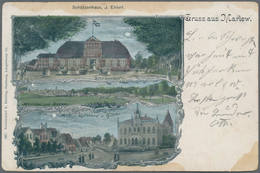 Ansichtskarten: Deutschland: 1885/1940 (ca.), Partie Von Ca. 33 Karten Mit Topographie Und Motiven, - Sonstige & Ohne Zuordnung