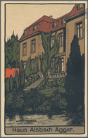 Ansichtskarten: Deutschland: STEINDRUCKE, 76 Historische Ansichtskarten Aus Den Jahren 1910/1927, Oh - Sonstige & Ohne Zuordnung