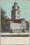 Ansichtskarten: Bayern: MÜNCHEN HAIDHAUSEN VOLKSBAD, Schachtel Mit über 100 Alten Ansichtskarten Ab - Altri & Non Classificati