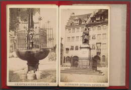 Ansichtskarten: Bayern: NÜRNBERG, 16 Leporellos Ab Ca. 1890, U.a. Mit Lithographien Und Echtfotos Wi - Sonstige & Ohne Zuordnung