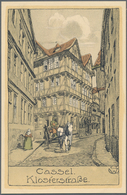 Ansichtskarten: Hessen: NORDHESSEN (alte PLZ 34 Und 35), Witzenhausen, Eschwege, Kassel, Hofgeismar, - Autres & Non Classés