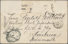 Ansichtskarten: Karton Mit Gut 800 Historischen Ansichtskarten Und Ganzsachen Ab 1879 Bis In Die 197 - 500 Cartoline Min.