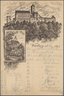 Ansichtskarten: 1896 - 1940 (ca.), Posten Von über 100 Ansichtskarten, Dabei Frühe Ausgaben, Schiffs - 500 Cartoline Min.