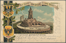 Ansichtskarten: 1898-1910, Nette Partie Mit Rund 60 Zumeist Besseren Karten, Dabei Einige Lithos, Ha - 500 Cartoline Min.