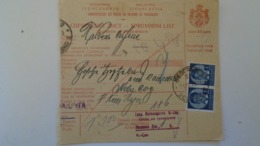 D168151  Yugoslavia - Parcel Card 1939 - Beograd -Novi Sad -Serbia - Altri & Non Classificati