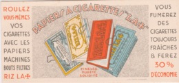 PAPIERS A CIGARETTES  "LA +"lithographie MIETTE A Angoulême - Tabaco & Cigarrillos