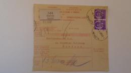 D168158  Yugoslavia - Parcel Card 1938 - Apatin  Апатин  - Novi Sad  -Serbia - Otros & Sin Clasificación