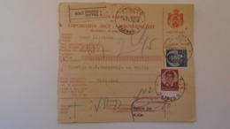 D168166  Yugoslavia - Parcel Card 1938 - Zagreb (Croatia)   - Novi Sad  -Serbia - Altri & Non Classificati