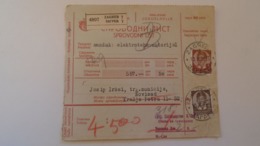 D168170  Yugoslavia - Parcel Card 1938 - ZAgreb (Croatia)   - Novi Sad  -Serbia - Altri & Non Classificati