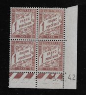 FRANCE  ( FCDT - 28 )   1893  N° YVERT ET TELLIER  N° 40A   N** - Portomarken