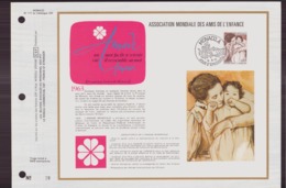 Monaco, Document N° 117, 3 Mai 1977, " Association Mondiale Des Amis De L'enfance " - FDC