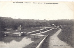 CPA - Le Chesne - écluse 1,2,et 3 De La Vallée De Montgon - Le Chesne