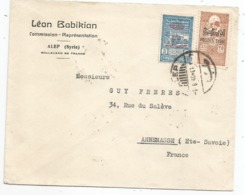 BFE SYRIE - ALEP - Càd Bilingue S/TP 5 Piastre Bleu Et 25 Pistres Marron - 1946 - Lettres & Documents