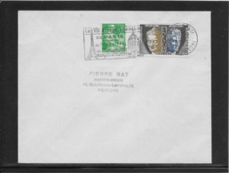 Timbres De Service - Conseil De L'Europe Sur Lettre - Briefe U. Dokumente