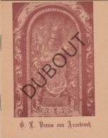 ASSEBROEK/Brugge Onze Lieve Vrouw 1955 Handboekje Bedevaarders (R227) - Vecchi