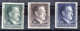 Alemania Imperio Ocupación De Polonia Nº Michel 86B/88B, D 14:141/4 O Serie Completa Valor Catálogo 60.0€ - Occupation 1938-45