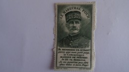 France 1914/1918    Appel Du Maréchal FOCH (manque De Prêtres Dans Le Comminges) Sur Fragment - Militärmarken