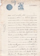 2 LETTRES NOTARIEES 1928 / AVEC CACHETS 3.60 PS ET 1.20 PS + TIMBRE 15 CTS - Fiscali