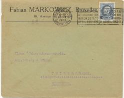 BELGIEN EXPO WELTAUSSTELLUNG 1925 BRUXELLES / BRUSSELS OFFICIAL / INTERNATIONAL - Storia Postale