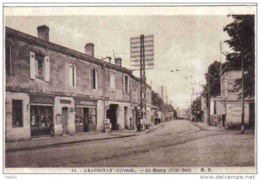 Carte Postale 33. Gradignan Tabac  Chaussure Garage Berlier Boucherie P. Bard Trés Beau Plan Animé - Gradignan