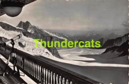 Delcampe - CPA PHOTO FOTO JUNGFRAUJOCH AUSBLICK VOM BERGHAUS GYGER ADELBODEN - Adelboden