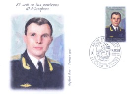 2019. Russia, Abkhazia, Space, 85th Birth Anniv. Of Yurii Gagarin, FDC With Perforated Stamp, Mint/** - Nuovi