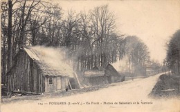 Thème.  Métiers Divers: Bois    35     Fougères   Hutte Des Sabotiers.      (Voir Scan) - Altri & Non Classificati