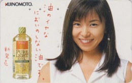 Télécarte Japon / 110-016 - FEMME Pub AJINOMOTO - ACTRESS GIRL Food Adv. Japan Phonecard - Knorr 6170 - Alimentation