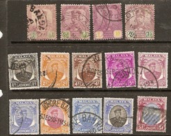 Malaysia  Jahore  Various Values As Shown On Scan  Fine Used - Johore