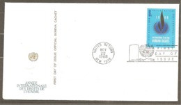 FDC   NATIONS UNIES  1968 - Gebruikt