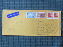 Canada 1982 Cover Hamilton To Austria - Maple Leaves - London Conference - Wilfred Grenfell Ship Polar - Covers & Documents