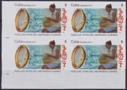 2019.69 CUBA 2019 MNH 5c IMPERFORATED PROOF HUELLAS DE ABORIGEN CUBANO ARQUEOLOGIA ARCHEOLOGY. - Geschnittene, Druckproben Und Abarten