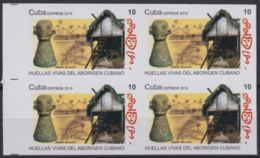 2019.72 CUBA 2019 MNH 10c IMPERFORATED PROOF MAJADOR HUELLAS DE ABORIGEN CUBANO ARQUEOLOGIA ARCHEOLOGY. - Non Dentelés, épreuves & Variétés
