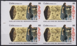 2019.78 CUBA 2019 MNH 85c IMPERFORATED PROOF CEMI DE YUCA HUELLAS DE ABORIGEN CUBANO ARQUEOLOGIA ARCHEOLOGY. - Geschnittene, Druckproben Und Abarten