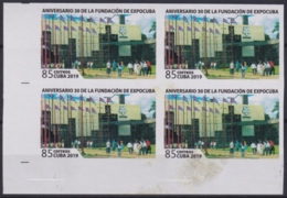 2019.81 CUBA 2019 MNH IMPERFORATED PROOF 30 ANIV EXPOCUBA FAIR - Imperforates, Proofs & Errors