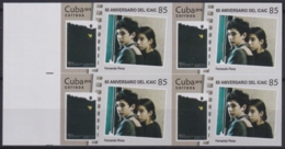 2019.85 CUBA 2019 MNH IMPERFORATED PROOF 85c CINE MOVIE FERNANDO PEREZ - Geschnittene, Druckproben Und Abarten