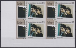 2019.86 CUBA 2019 MNH IMPERFORATED PROOF 85c CINE MOVIE FERNANDO PEREZ - Geschnittene, Druckproben Und Abarten