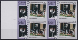 2019.89 CUBA 2019 MNH IMPERFORATED PROOF 20c CINE MOVIE TOMAS GUTIERREZ ALEA. LOS SUPERVIVIENTES - Imperforates, Proofs & Errors