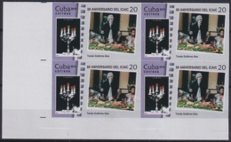 2019.90 CUBA 2019 MNH IMPERFORATED PROOF 20c CINE MOVIE TOMAS GUTIERREZ ALEA. LOS SUPERVIVIENTES - Geschnittene, Druckproben Und Abarten