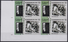 2019.92 CUBA 2019 MNH IMPERFORATED PROOF 10c CINE MOVIE TOMAS GUTIERREZ ALEA. HISTORIAS DE LA REVOLUCION - Non Dentelés, épreuves & Variétés