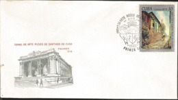 U) 1973 CARIBE,MUSEUMS OF ARTS, MULTIPLE FAMILIES, MAILS,FDC - Storia Postale