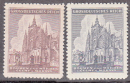BOHEMIA AND MORAVIA     SCOTT NO. 88-89     MNH     YEAR  1944 - Unused Stamps