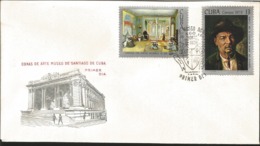 U) 1973 CARIBE,FLOWERS DAY, ARRIVAL ROUTE,FDC - Lettres & Documents