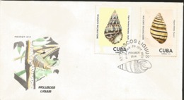 U) 1973 CARIBE,MOLUSCOS LIGUUS, CHARACOLES, FLOWERS,FDC - Brieven En Documenten