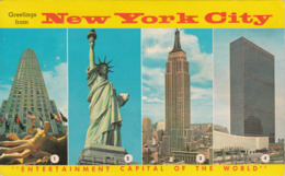 Stati Uniti New York City United Nations Empire State Building Statue Of Liberty - Multi-vues, Vues Panoramiques